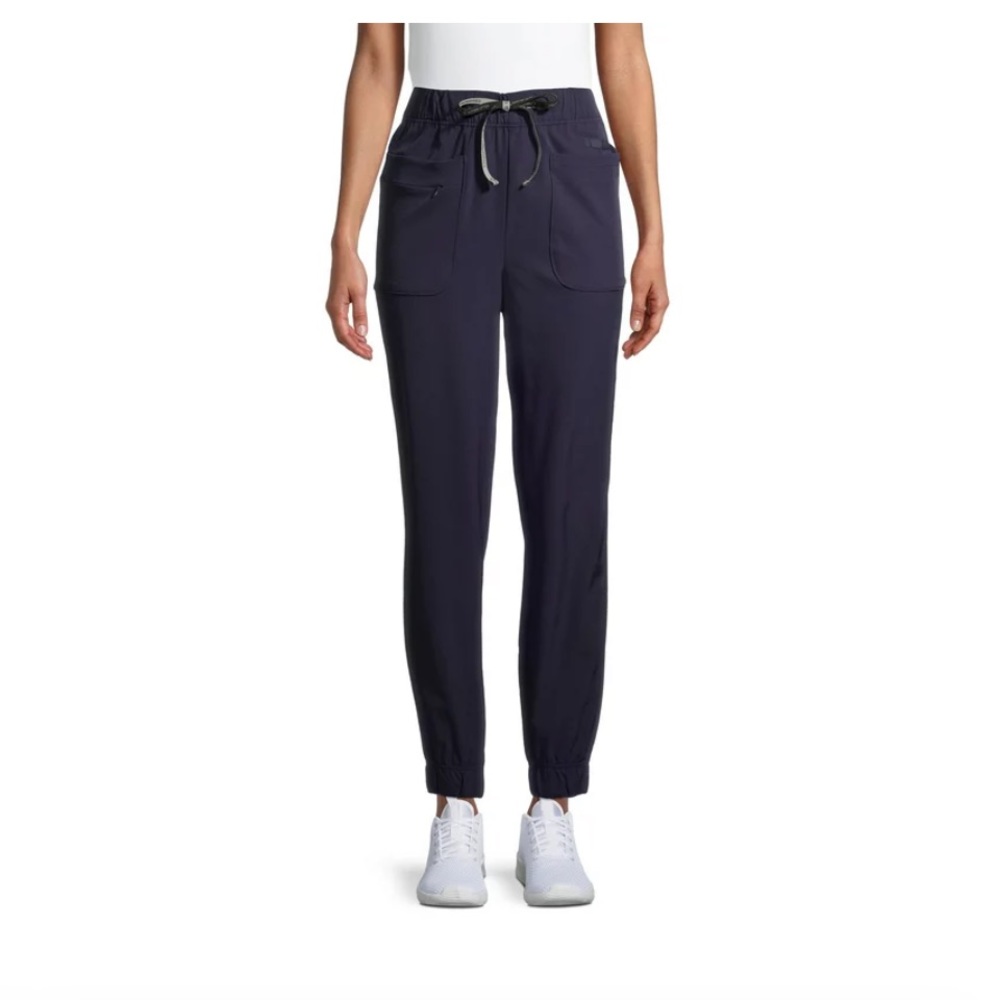 ClimateRight by Cuddl Duds Women's and Women's Plus Stretch Woven Scrub Jogger